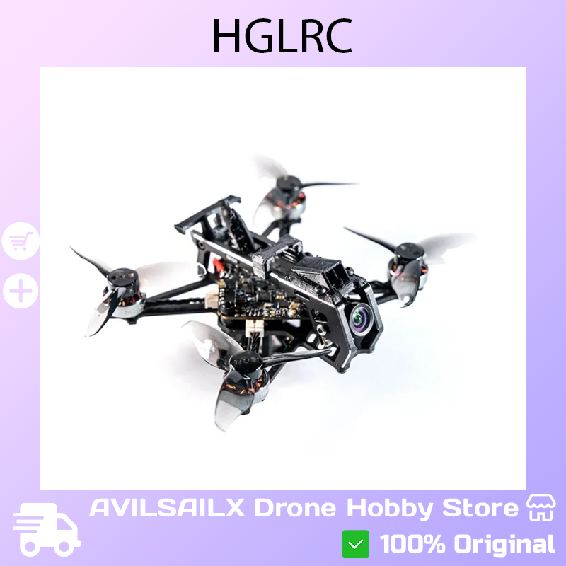 Drone Kit Beginner - HGLRC Dragon Knight 2-дюймовый FPV-дрон BNF,