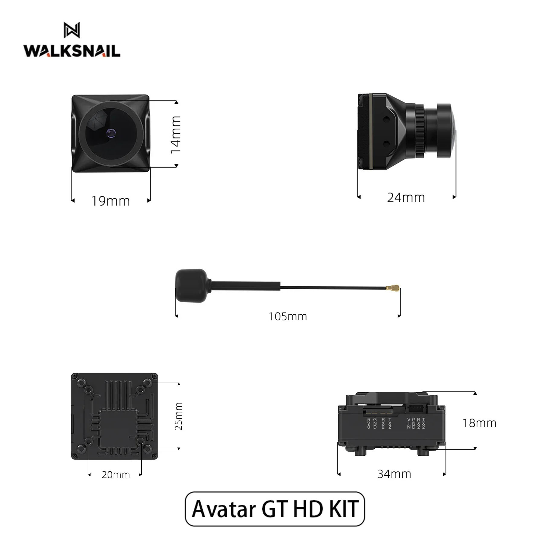 Walksnail Avatar GT HD KIT 2W  – обзор и цена Drone Kit Long Range