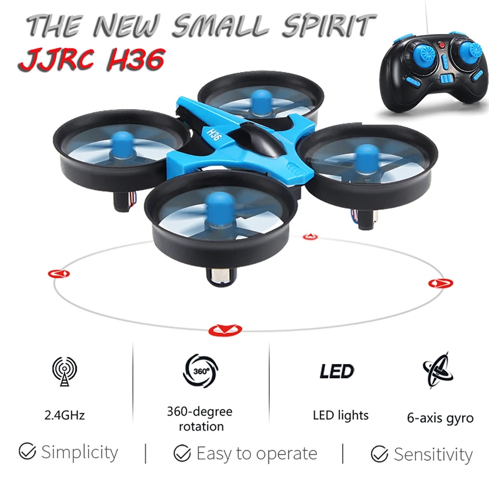 JJRC H36 Мини-дрон 4-канальный – обзор и цена Drone Kit Tricopter