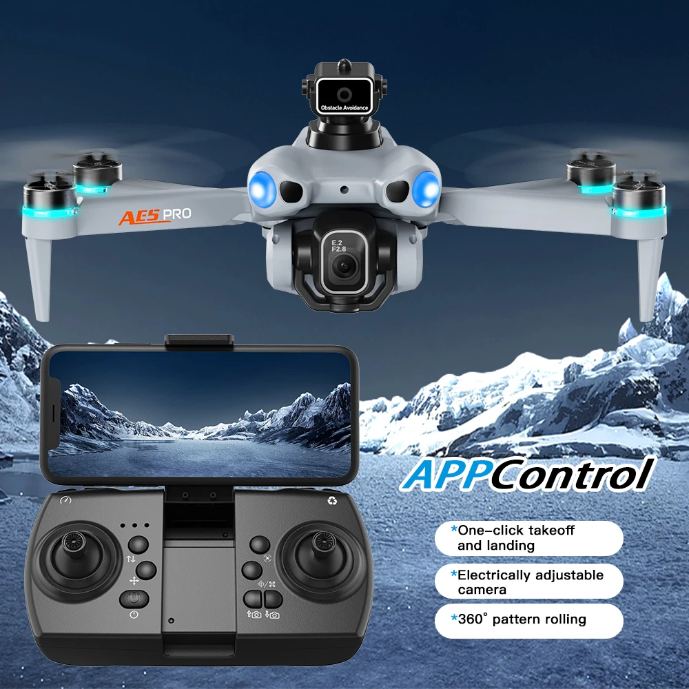 Дрон AE5 Pro 8K HD с экраном 4 – обзор и цена Drone Kit Tricopter