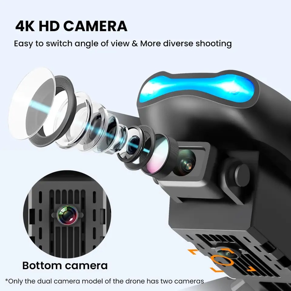 Новый мини-дрон E99 4K WIFI HD – обзор и цена Drone Kit Tricopter